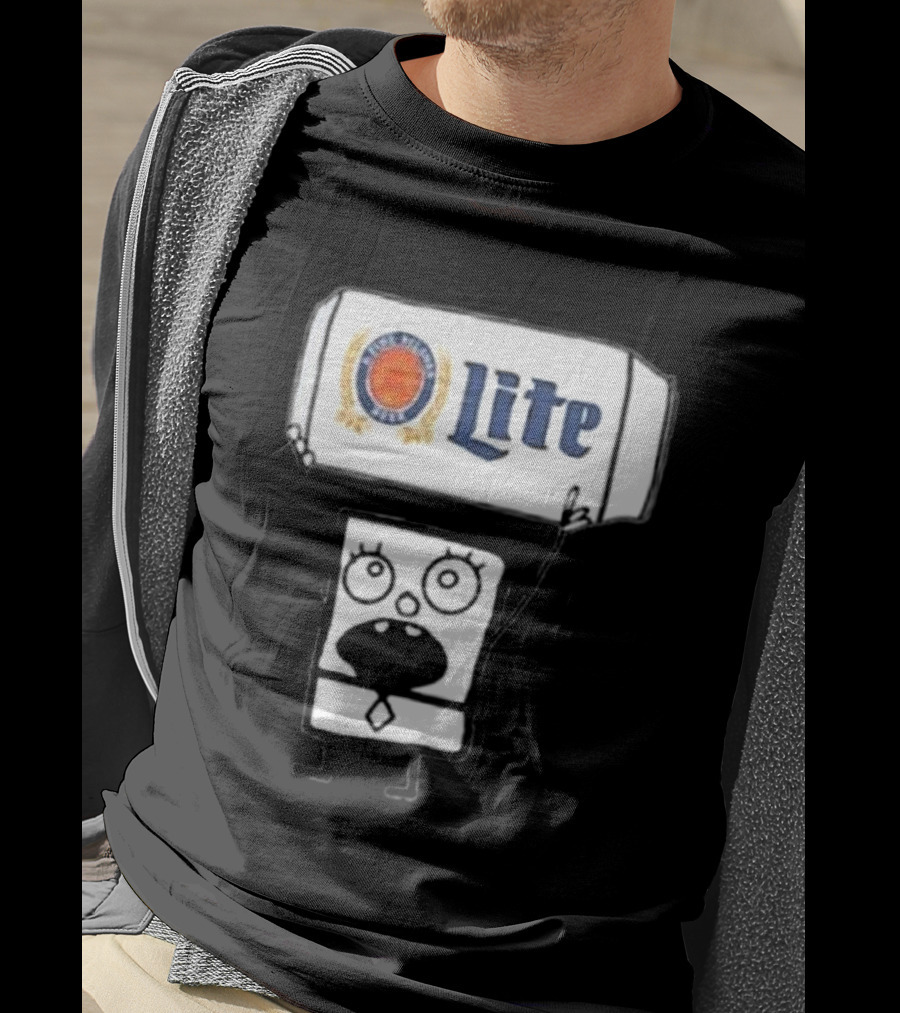 Doodlebob Miller Lite Beer T-Shirt