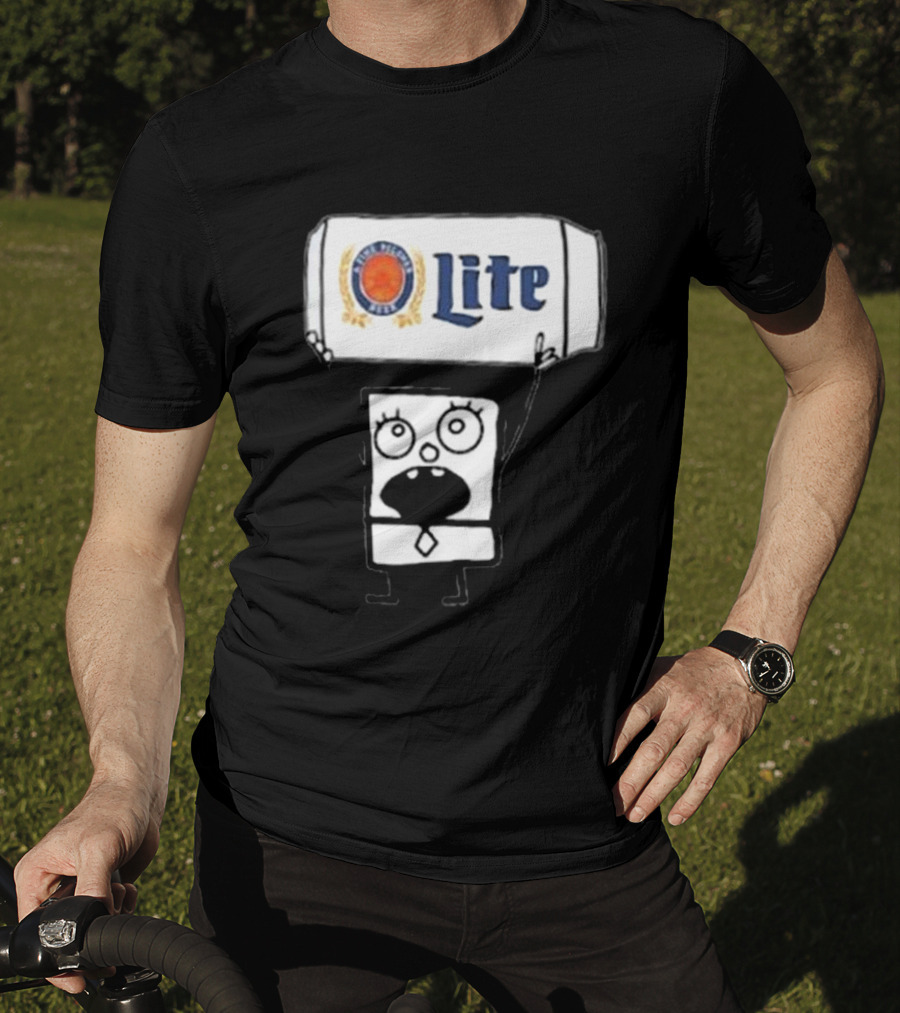 Doodlebob Miller Lite Beer T-Shirt