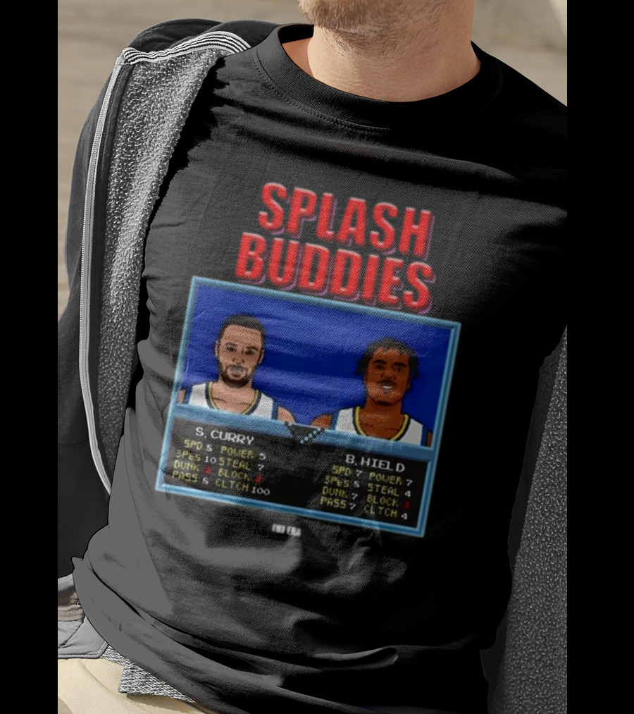 Dope Era Splash Buddies S. Curry B. Hield Retro Game T-Shirt