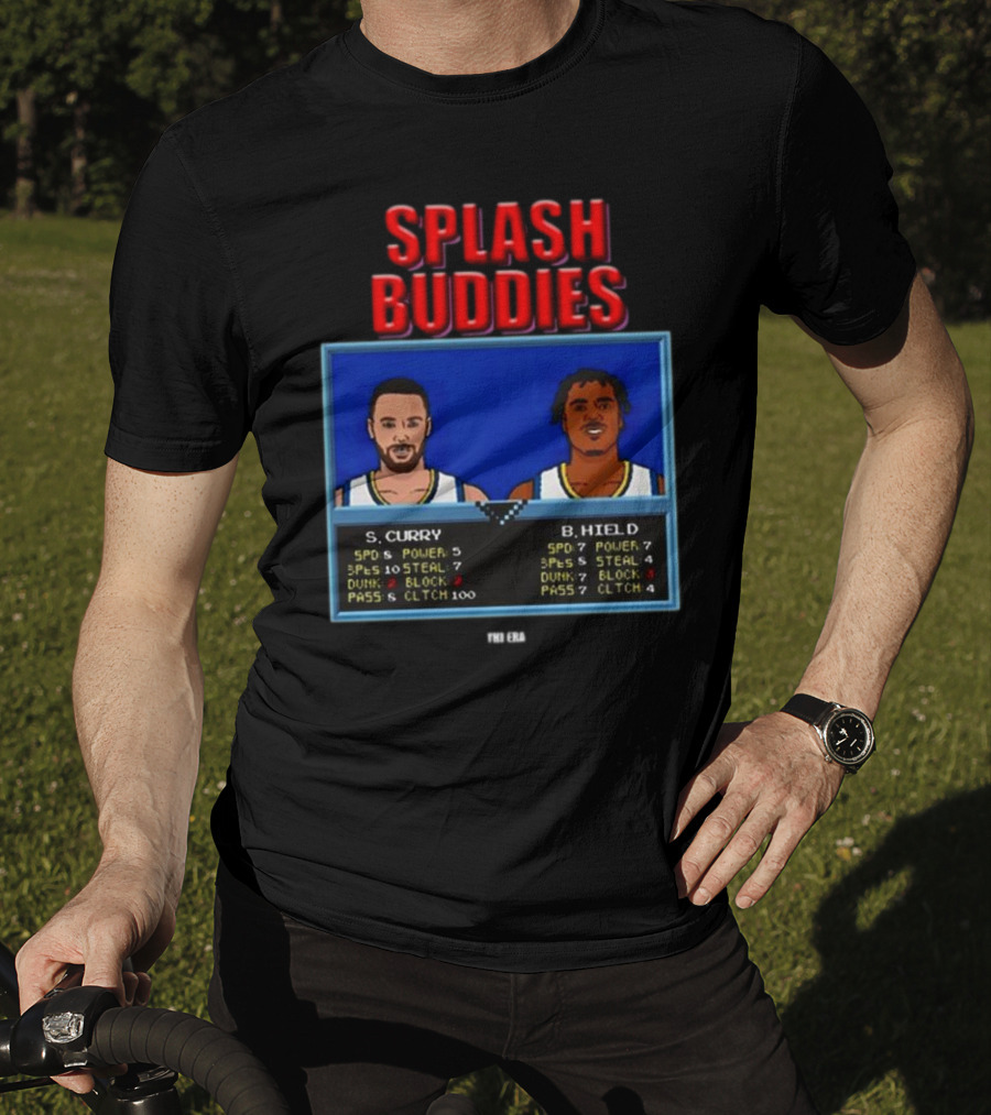 Dope Era Splash Buddies S. Curry B. Hield Retro Game T-Shirt