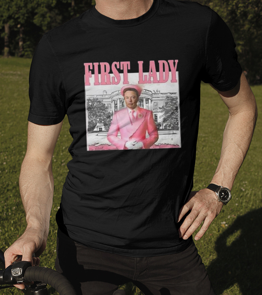 First Lady Elonia Musk Pink Suit White House T-Shirt