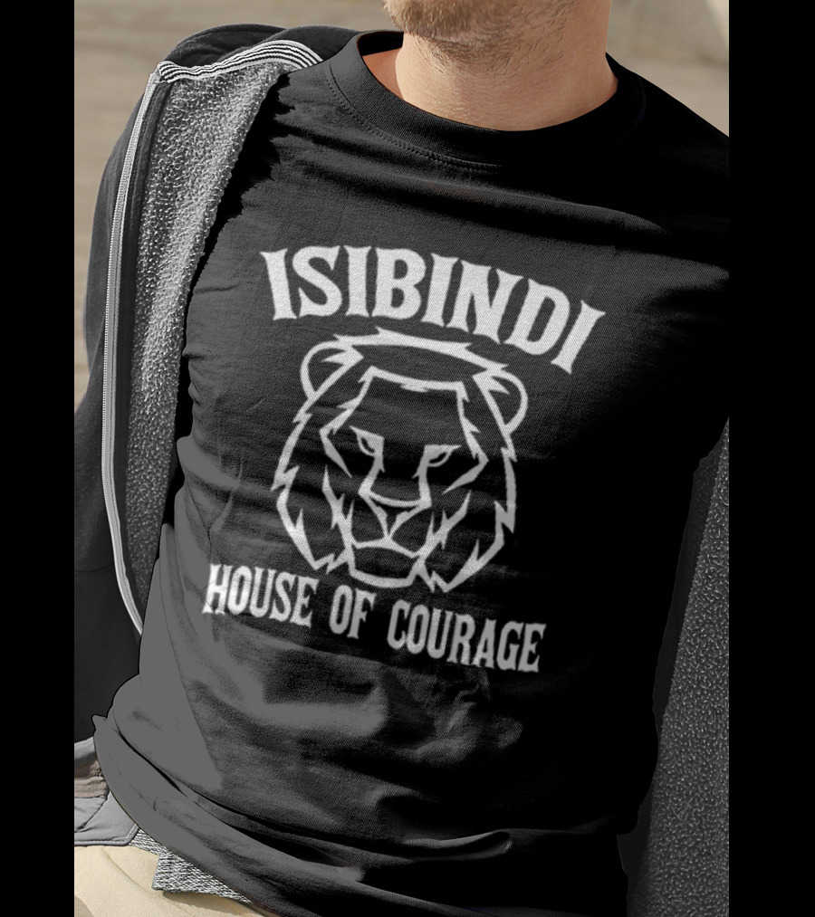 Isibindi House Of Courage Lion Head Emblem T-Shirt
