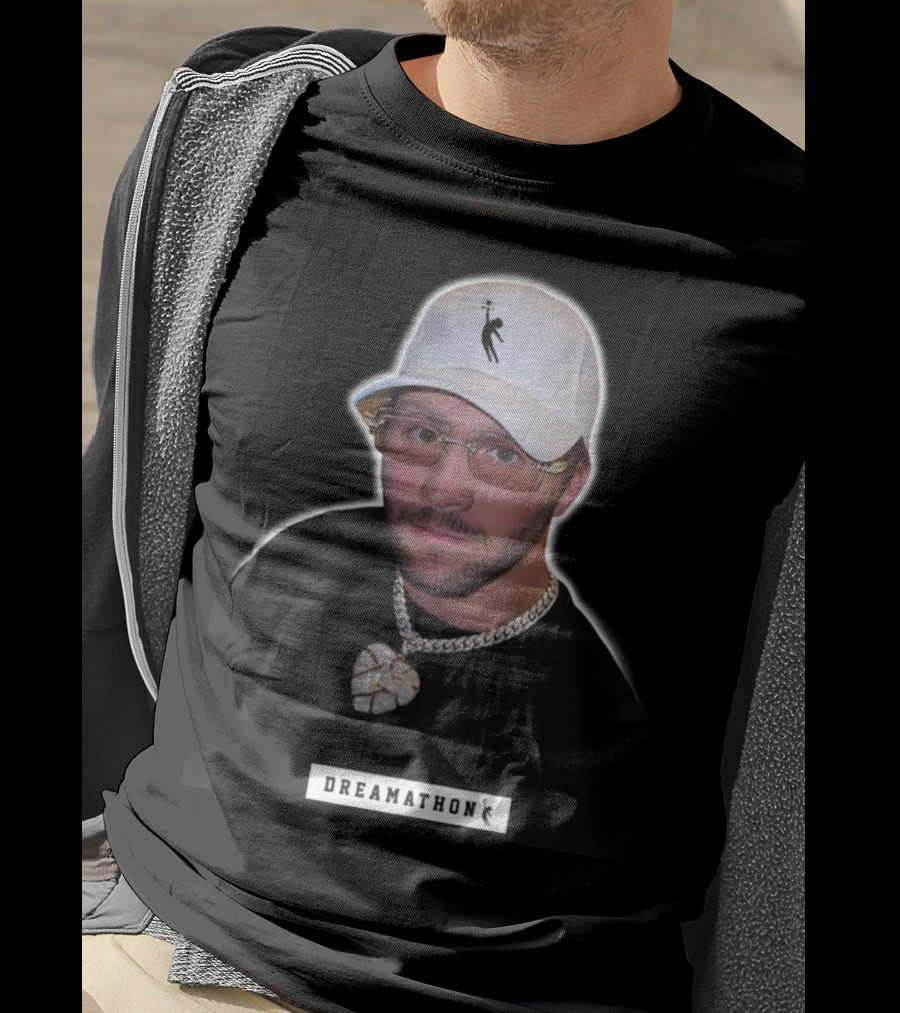 Josh Allen Dreamathon White Cap And Chain T-Shirt
