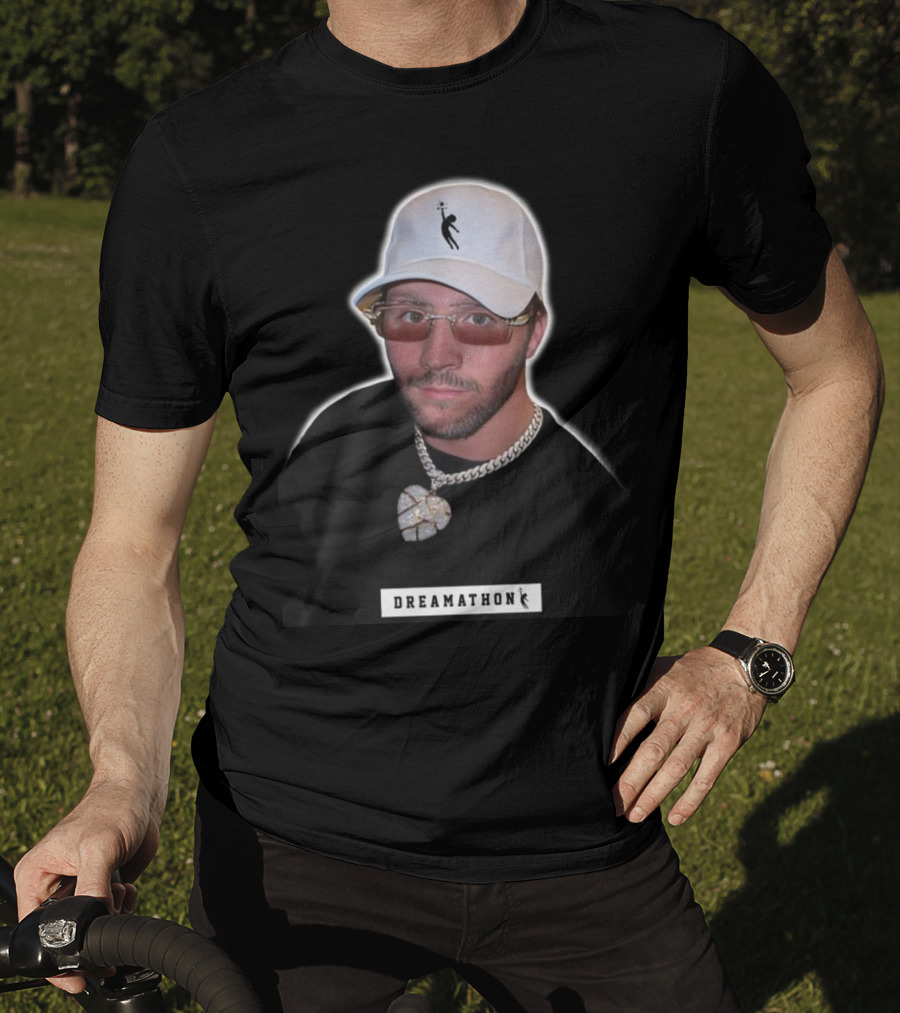 Josh Allen Dreamathon White Cap And Chain T-Shirt