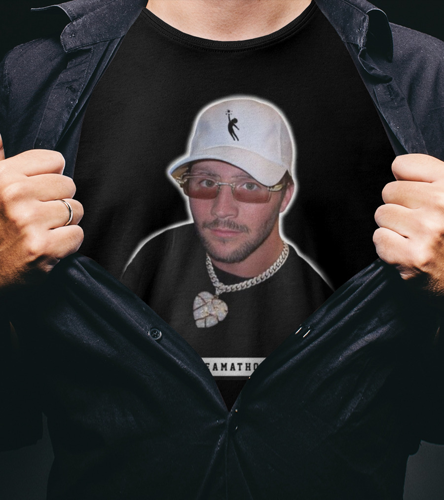 Josh Allen Dreamathon White Cap And Chain T-Shirt