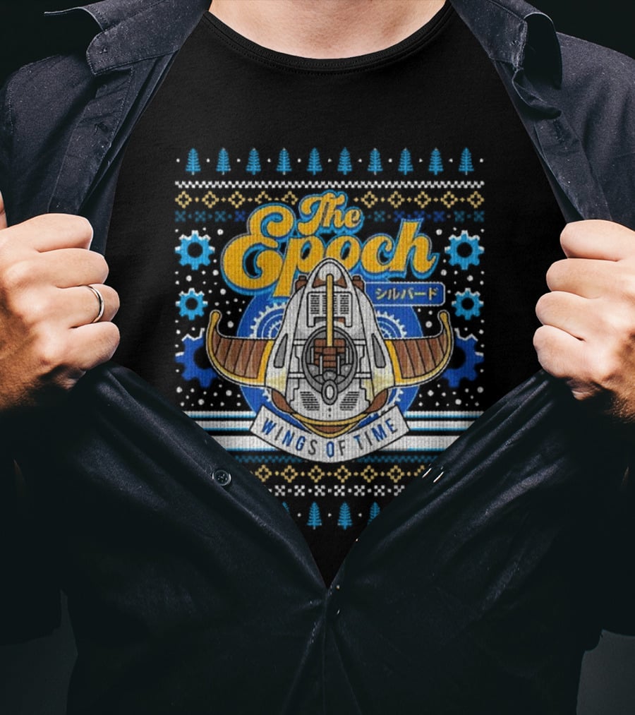 The Epoch Wings Of Time Retro Christmas T-Shirt