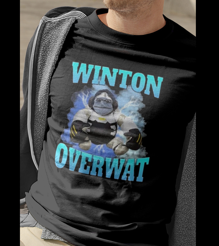 Winton Overwat Winston Overwatch Funny Meme T-Shirt
