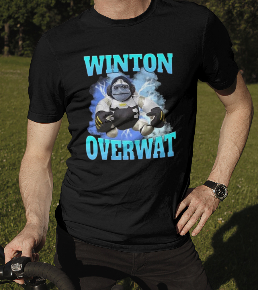 Winton Overwat Winston Overwatch Funny Meme T-Shirt