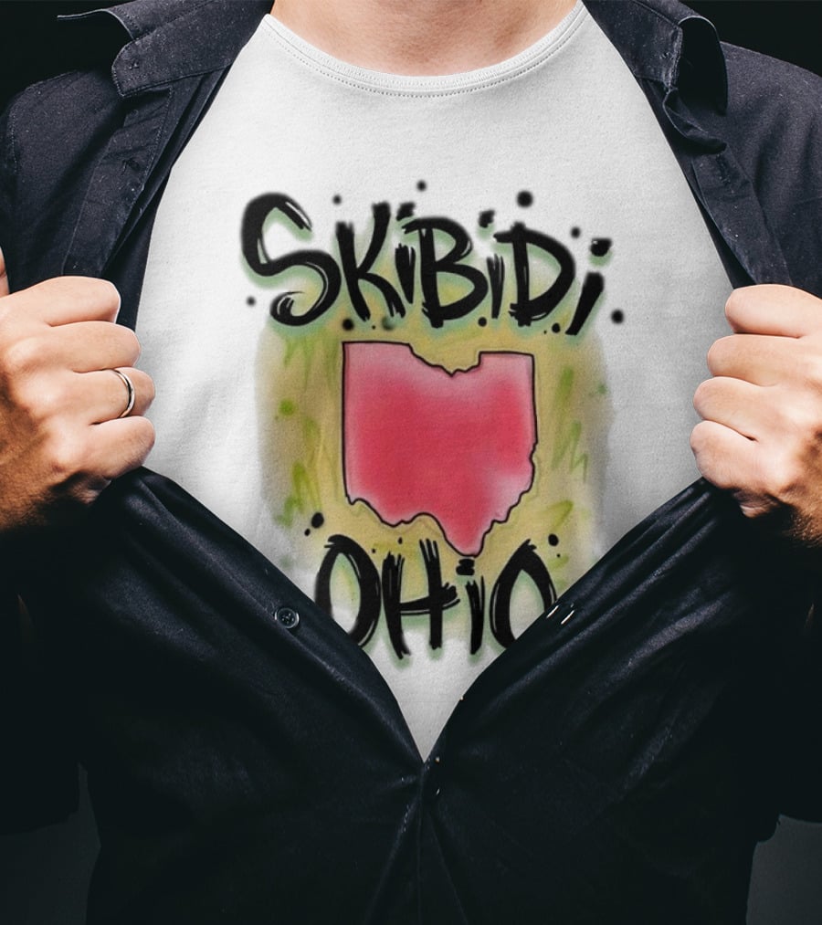 Foolish Gamers Skibidi Ohio Map T-Shirt