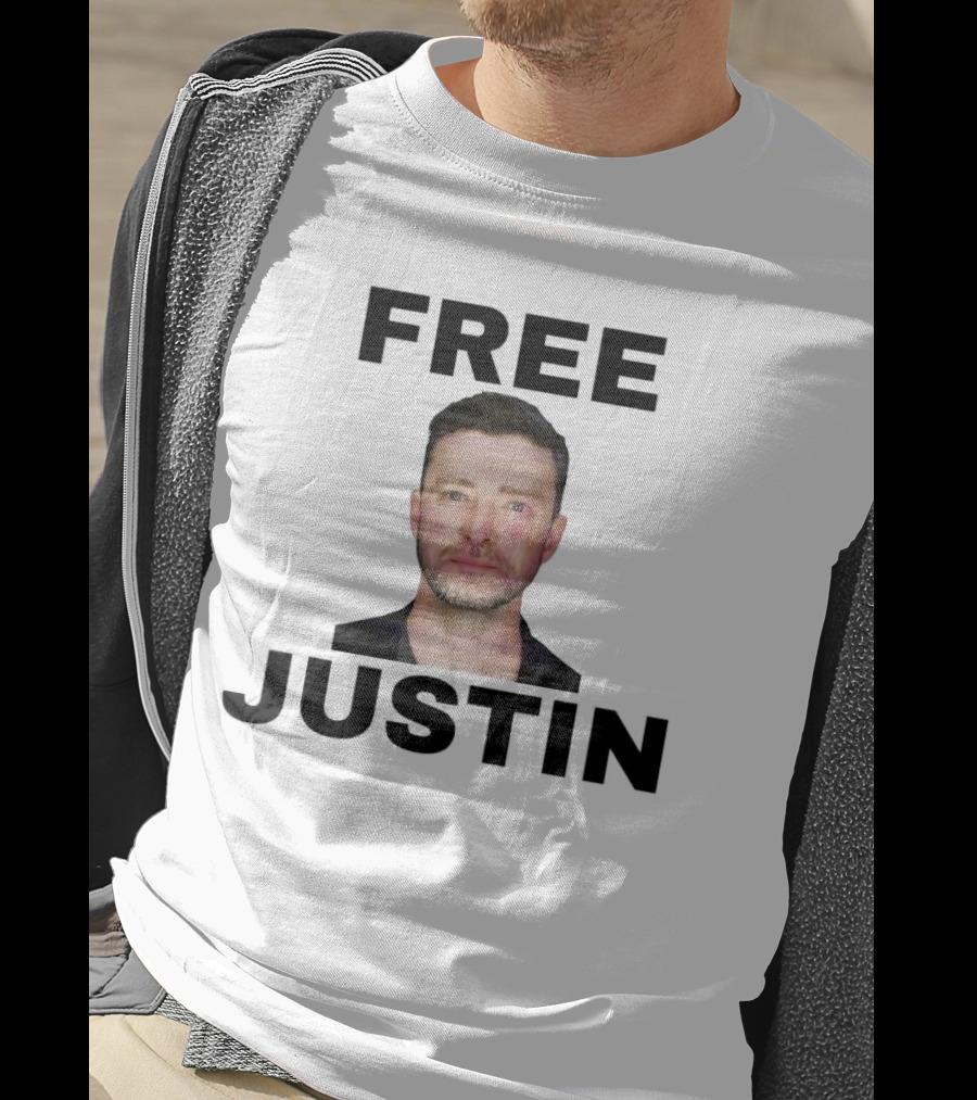 Free Justin Timberlake Shot Mugshot T-Shirt