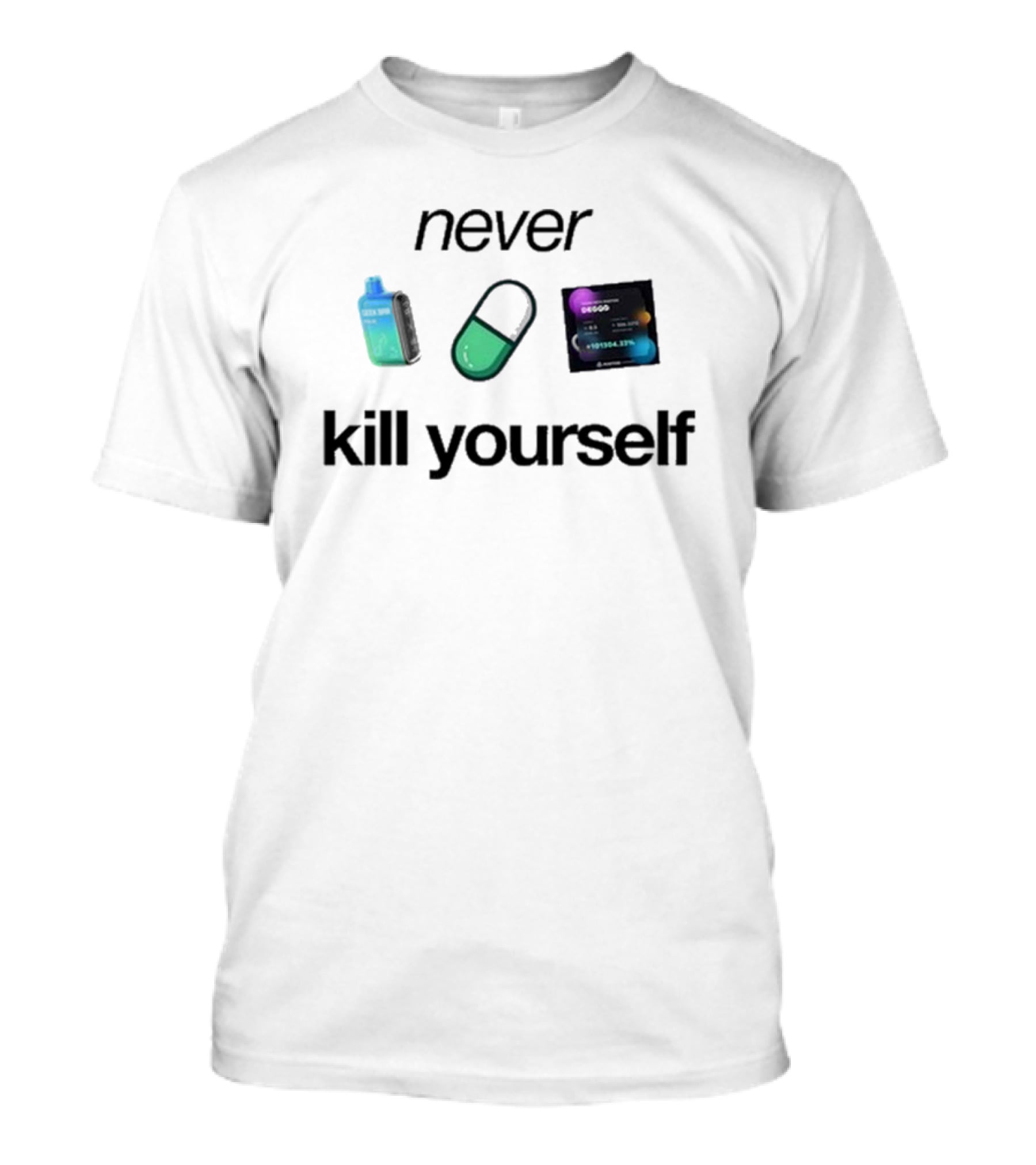 Ogshoots Never Kill Yourself Vape And Capsule Concept T-Shirt