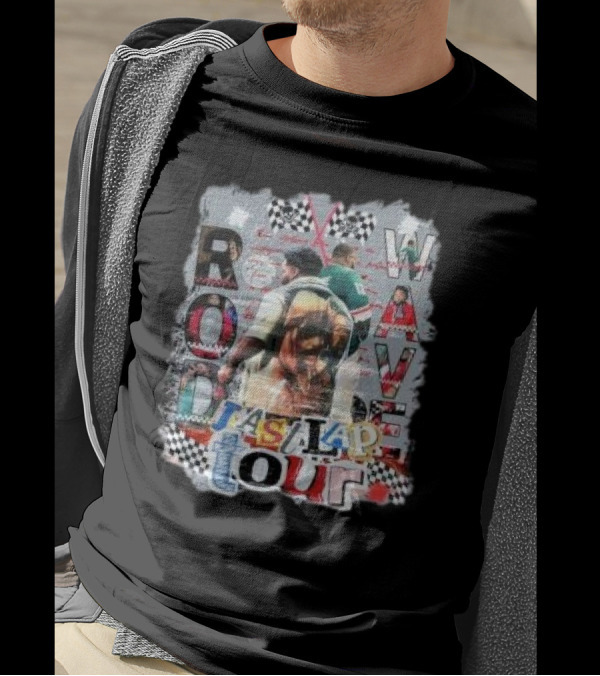 Rod Wave Heart On Ice The Last Lap Tour Checkerboard T-Shirt