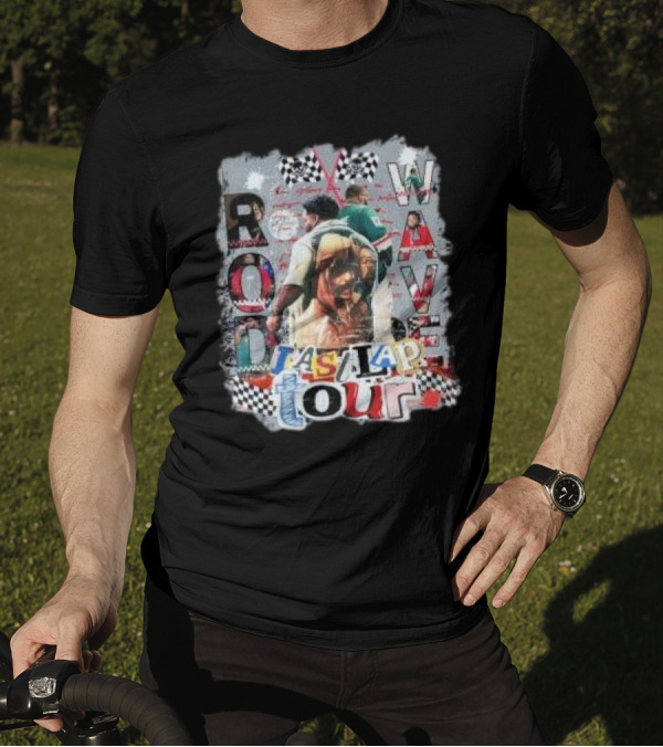 Rod Wave Heart On Ice The Last Lap Tour Checkerboard T-Shirt