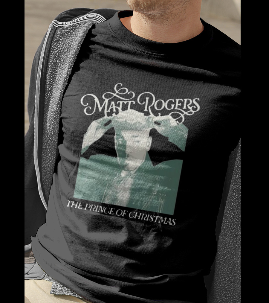Matt Rogers The Prince Of Christmas Retro Style Holiday T-Shirt