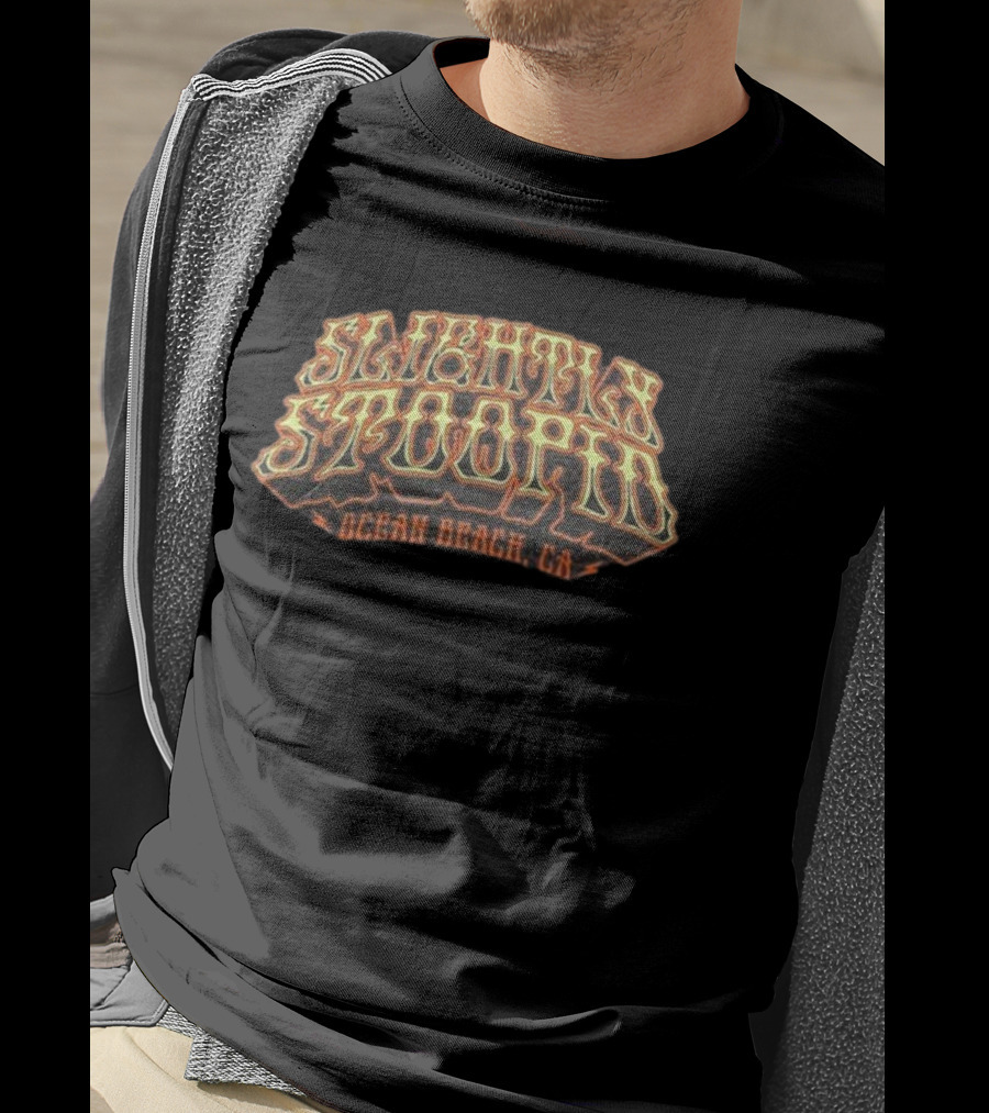 Slightly Stoopid Ocean Beach CA Griffin Lightning Band T-Shirt
