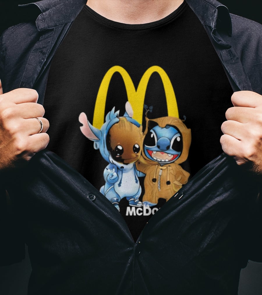 Groot Stitch McDonald’s Crossover T-Shirt