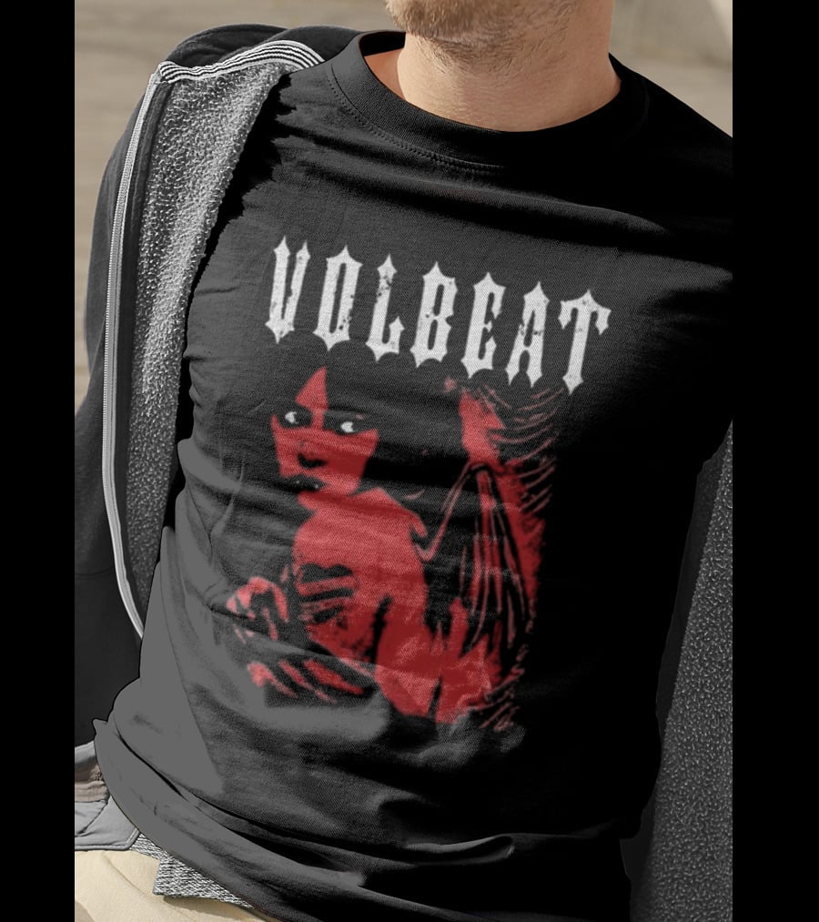 Volbeat Heaven Nor Hell Red Angel T-Shirt