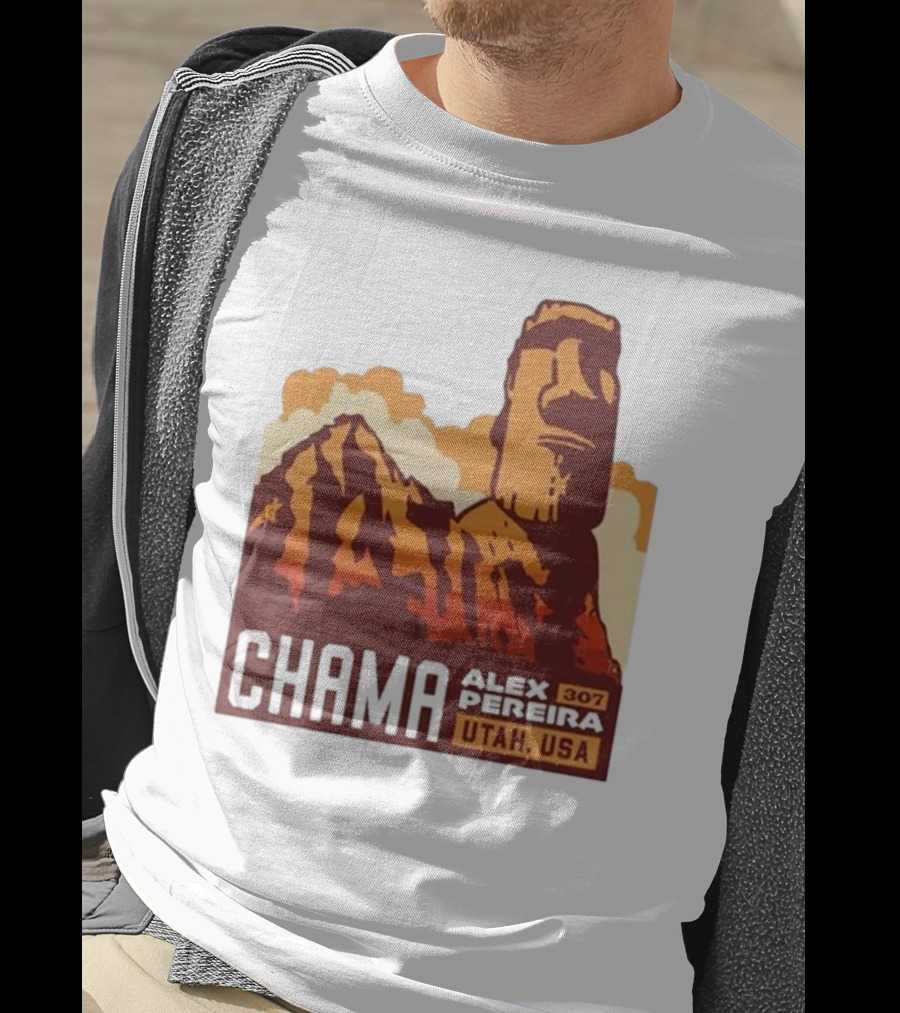 Chama Alex Pereira 307 Stonehead Utah USA T-Shirt