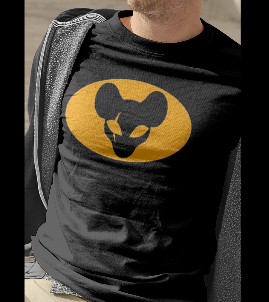 Mythical Sausage Ratman Bat-Inspired Emblem T-Shirt