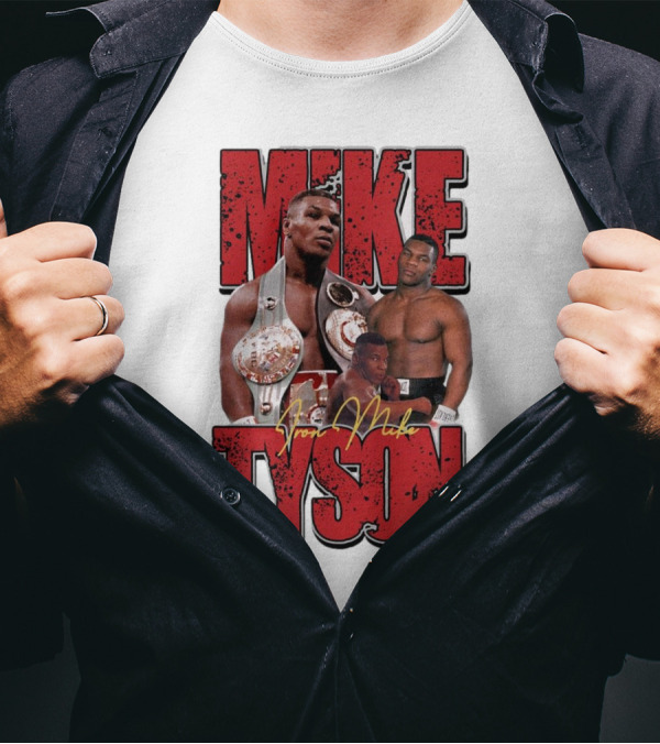 Mike Tyson Iron Mike Championship Boxing Legend T-Shirt