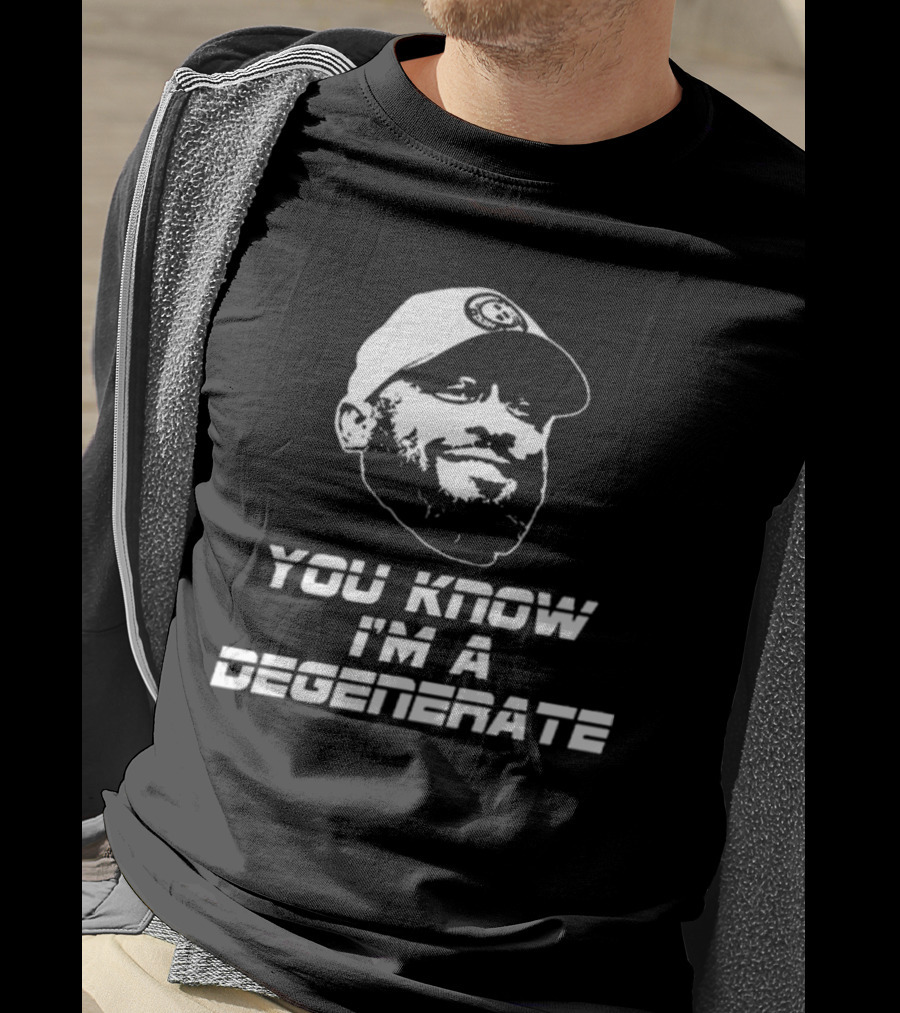 You Know I'm A Degenerate Mike Tomlin Amanda Vance T-Shirt