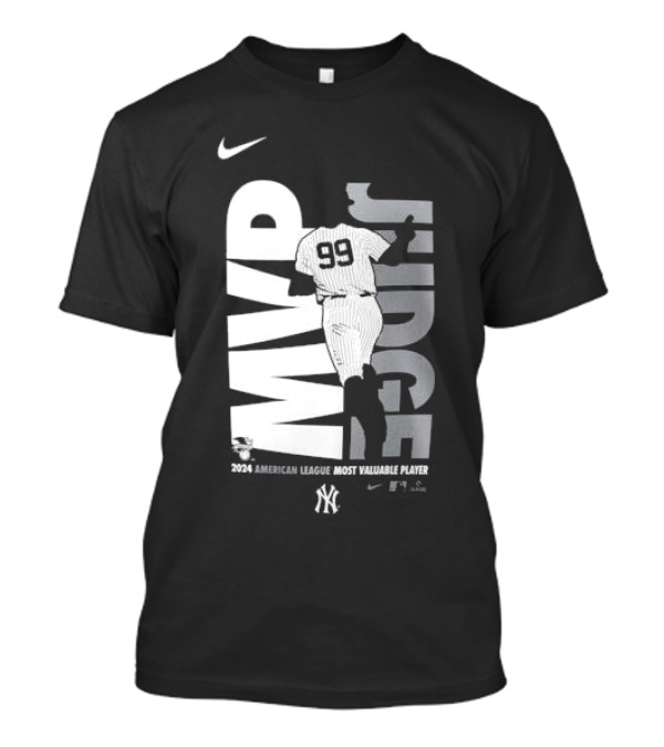 New York Yankees Aaron Judge 2024 American League Most Valuable Player MVP T-Shirt