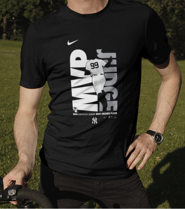 New York Yankees Aaron Judge 2024 American League Most Valuable Player MVP T-Shirt