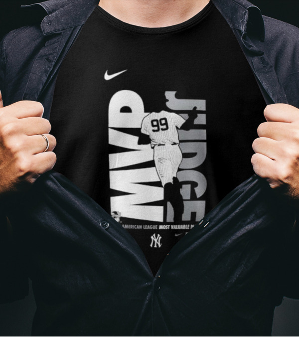 New York Yankees Aaron Judge 2024 American League Most Valuable Player MVP T-Shirt