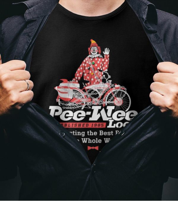 Pee-Wee Lock Established 1985 Protecting The Best Bikes In The Whole World T-Shirt