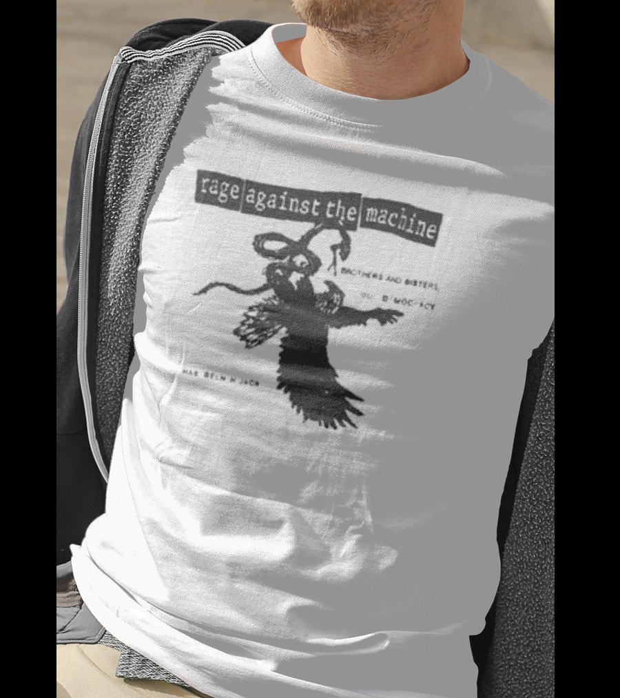 Rage Against The Machine Brothers And Sisters Our Democracy Has Been Hijacked T-Shirt