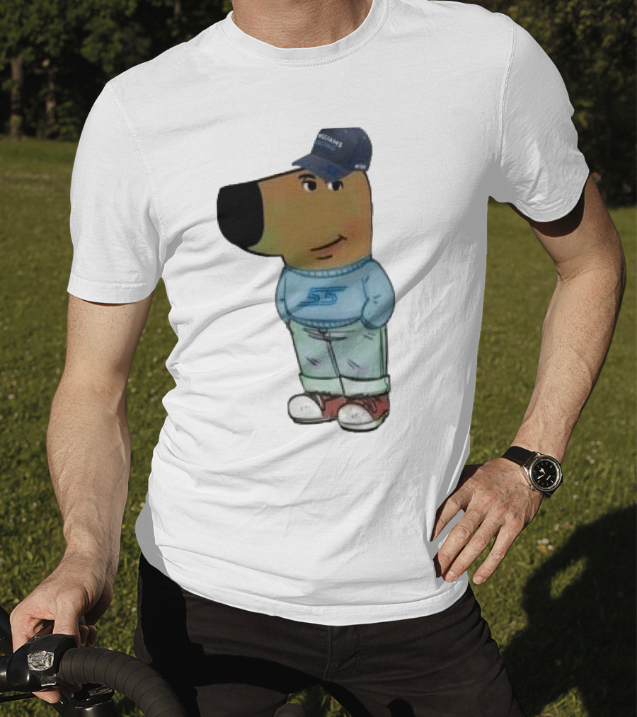 Williams Racing 55 Chill Guy Dog Hat T-Shirt