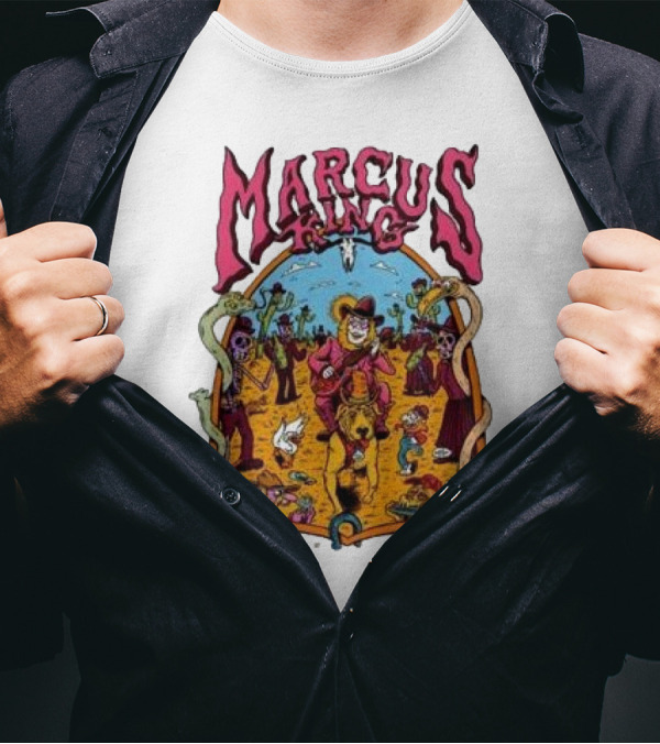 Marcus King Wild West Adventure With Cowboys And Skeletons T-Shirt