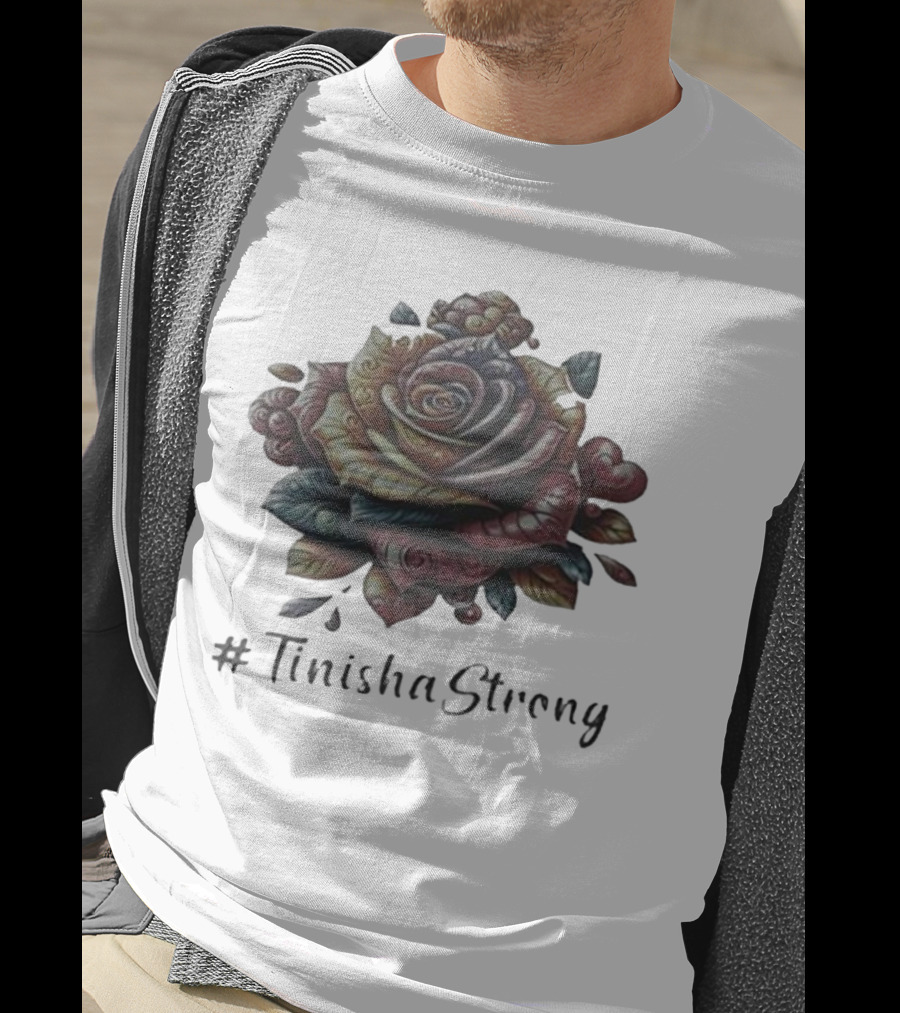 TinishaStrong Rose Floral T-Shirt