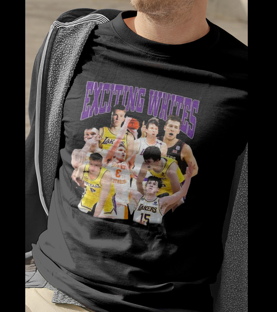 Dalton Knecht Austin Reaves Exciting Whites Lakers Basketball T-Shirt