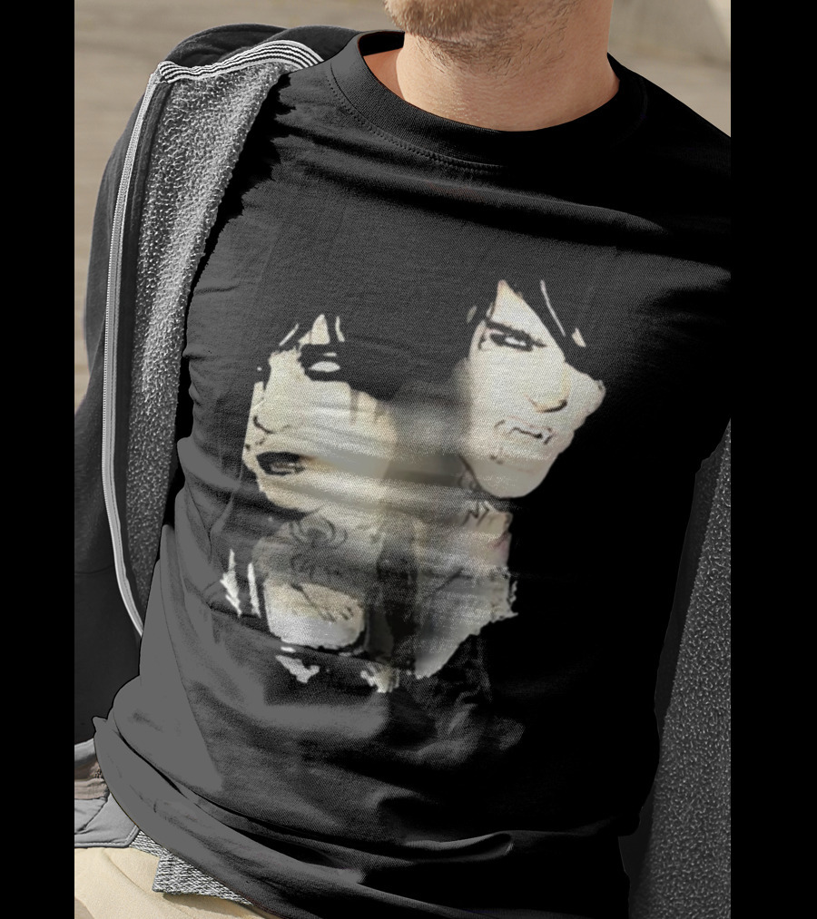 Johnnieguilbert Transformation Dual Expression Emo Vampire Aesthetic T-Shirt