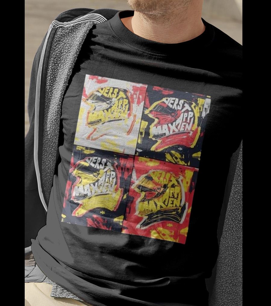 Red Bull Racing Verstappen Pop Art Helmet T-Shirt