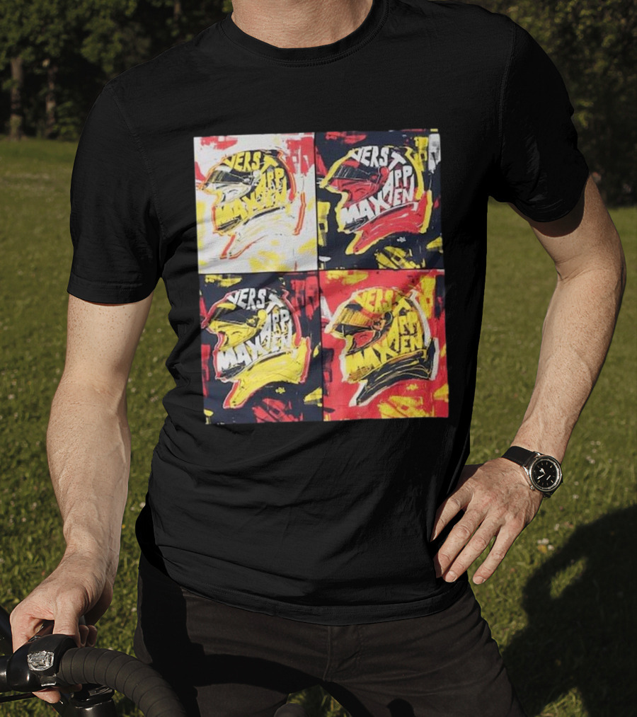 Red Bull Racing Verstappen Pop Art Helmet T-Shirt
