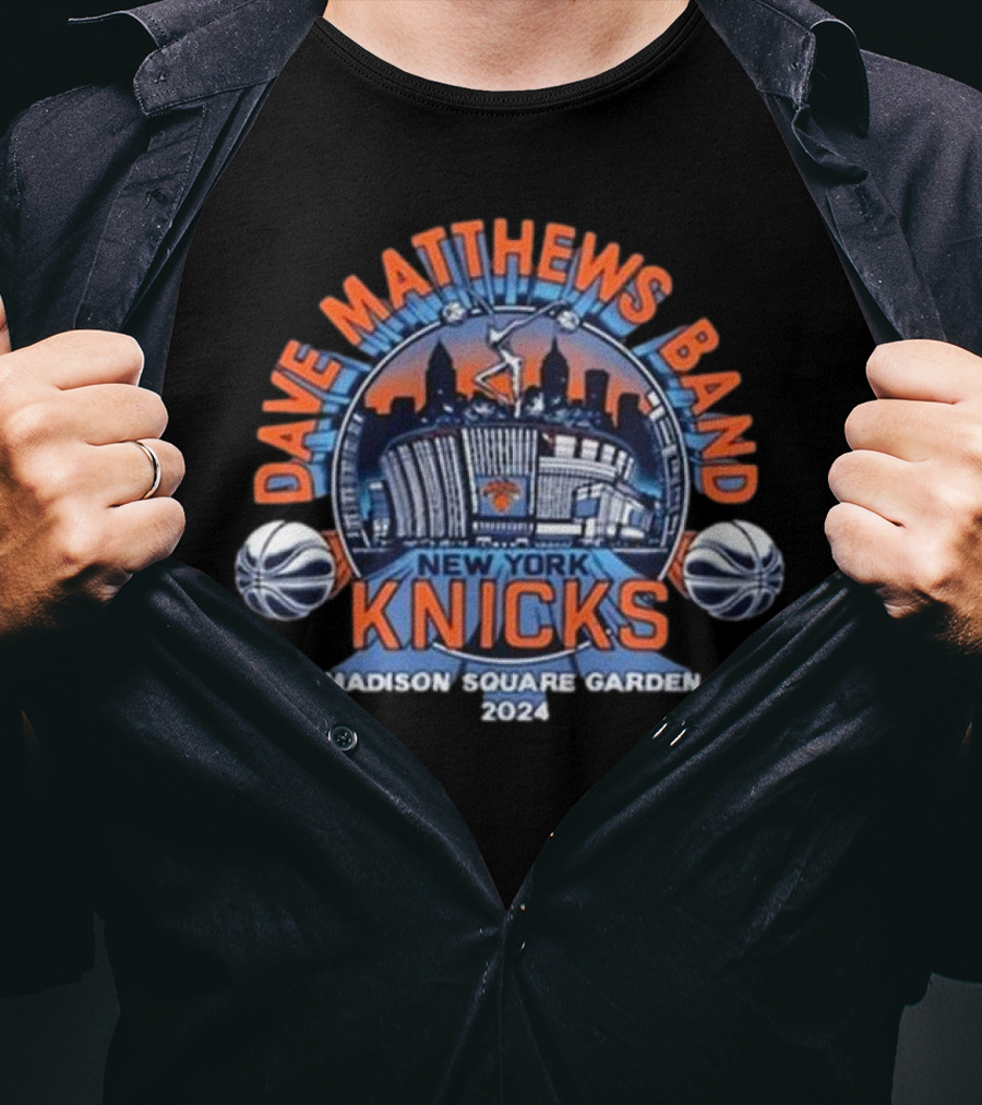 Dave Matthews Band New York Knicks Madison Square Garden T-Shirt