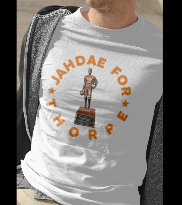 Jahdae For Thorpe Bronze Trophy Tribute Featuring Michael Taaffe T-Shirt