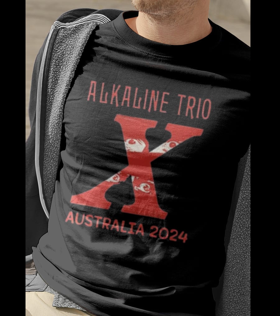 Alkaline Trio X Blood Hair Eyeballs Australia T-Shirt