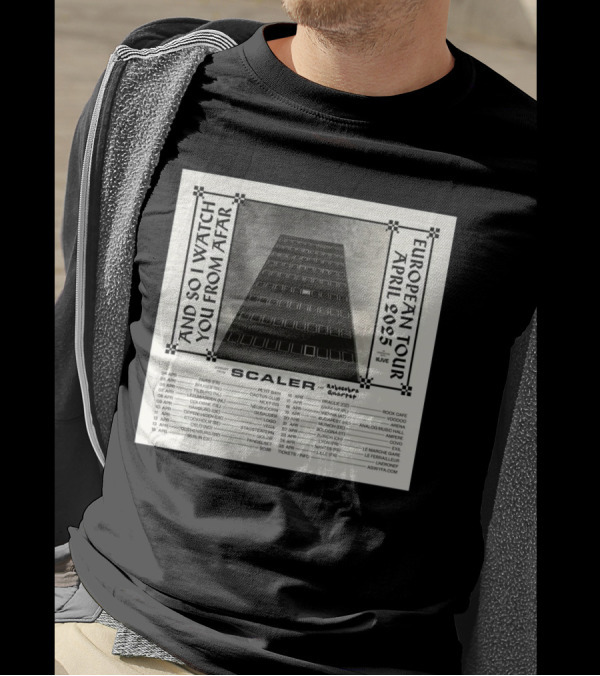 And So I Watch You From Afar European Tour April 2025 Scaler Album T-Shirt
