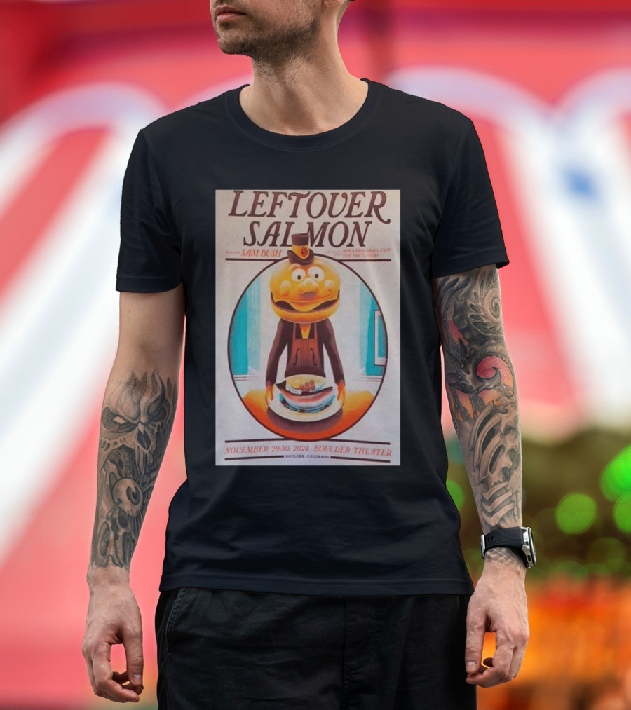 Leftover Salmon Featuring Sam Bush Boulder Theater Boulder Colorado November 29-30 T-Shirt