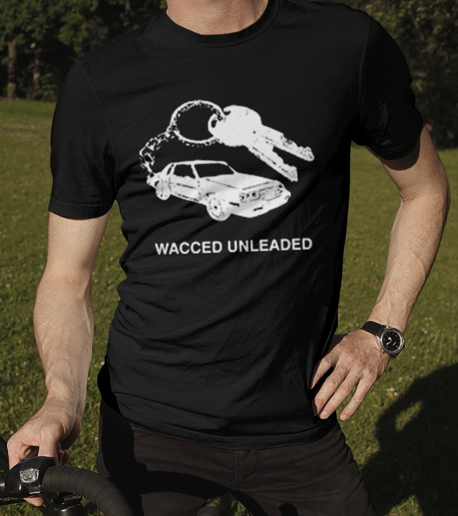 Rjv Collectives Wacced Unleaded Car And Keys T-Shirt