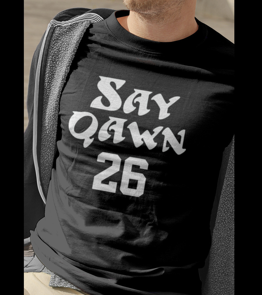 Saquon Barkley Say Qawn 26 Football T-Shirt