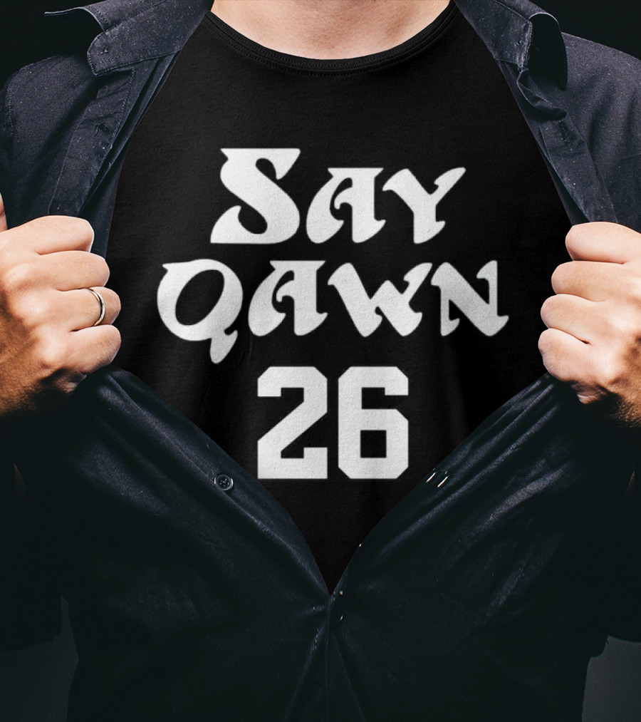 Saquon Barkley Say Qawn 26 Football T-Shirt