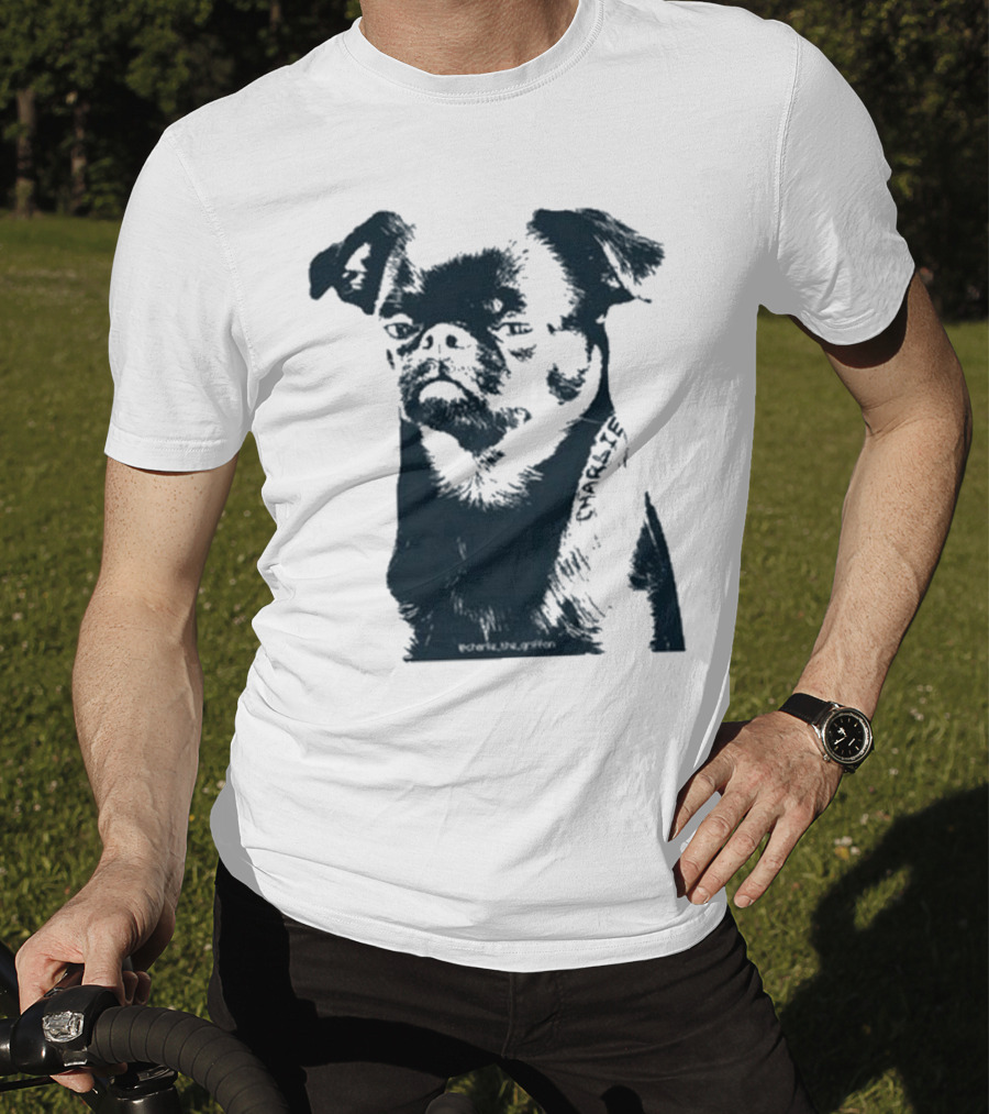 Charlie The Griffon Charlie Face Sketch T-Shirt
