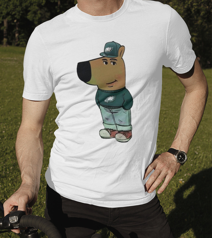 I Am Just A Chill Guy Philadelphia Eagles Character In Hat T-Shirt