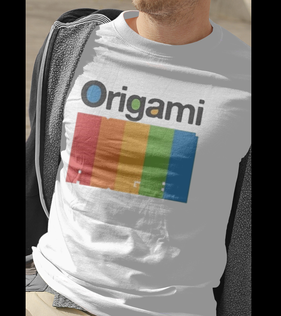 Origami Spectrum Rainbow Blocks T-Shirt