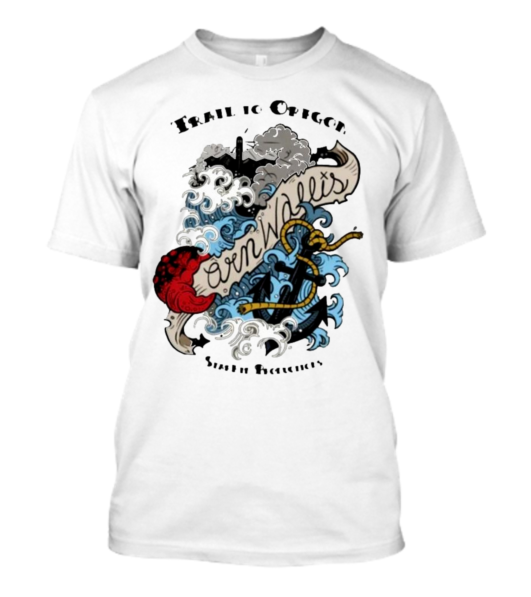 Trail To Oregon Cornwallis Ship Features T-Shirt
