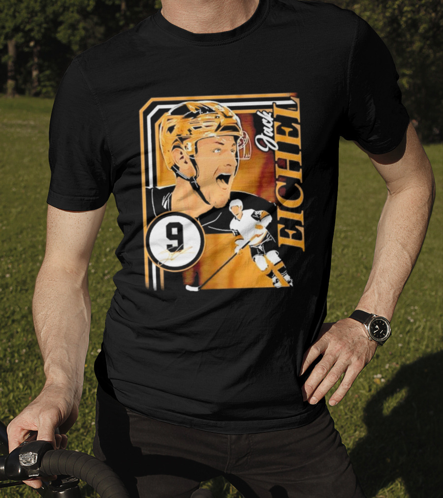 Jack Eichel Las Vegas Hockey Collage Frame T-Shirt
